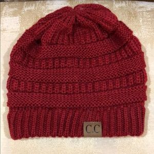Red CC Beanie